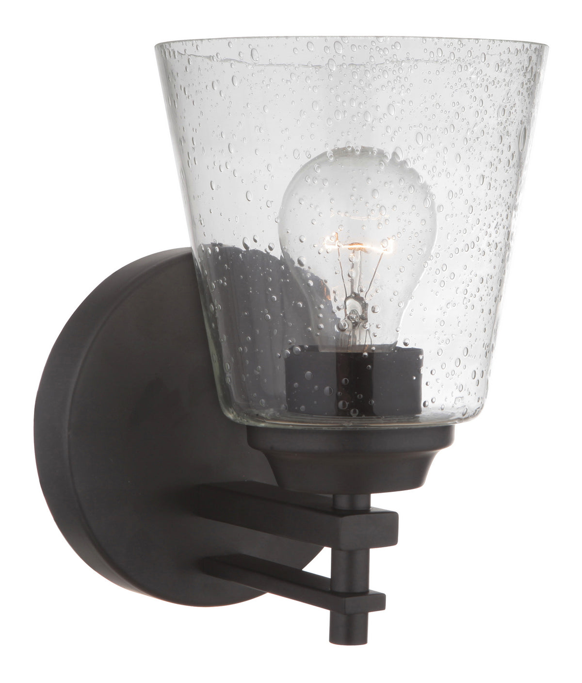 Craftmade - 19606FB1 - One Light Wall Sconce - Drake - Flat Black