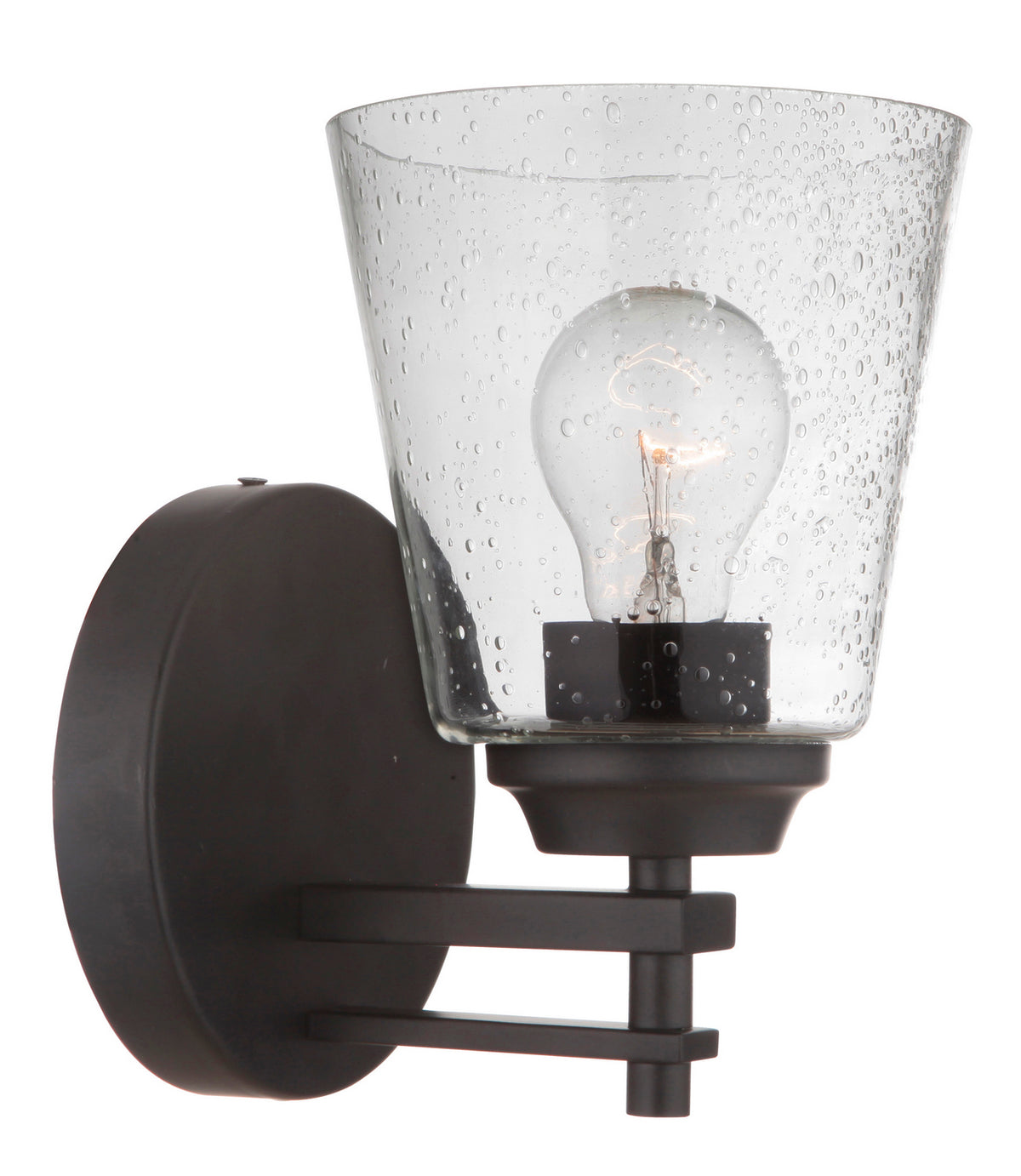 Craftmade - 19606FB1 - One Light Wall Sconce - Drake - Flat Black