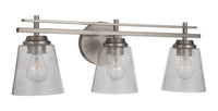 Craftmade - 19624BNK3 - Three Light Vanity - Drake - Brushed Polished Nickel