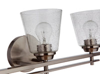 Craftmade - 19624BNK3 - Three Light Vanity - Drake - Brushed Polished Nickel