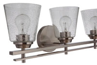 Craftmade - 19624BNK3 - Three Light Vanity - Drake - Brushed Polished Nickel
