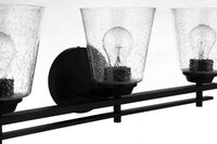 Craftmade - 19624FB3 - Three Light Vanity - Drake - Flat Black