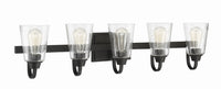 Craftmade - 41905-ESP-CS - Five Light Vanity - Grace - Espresso