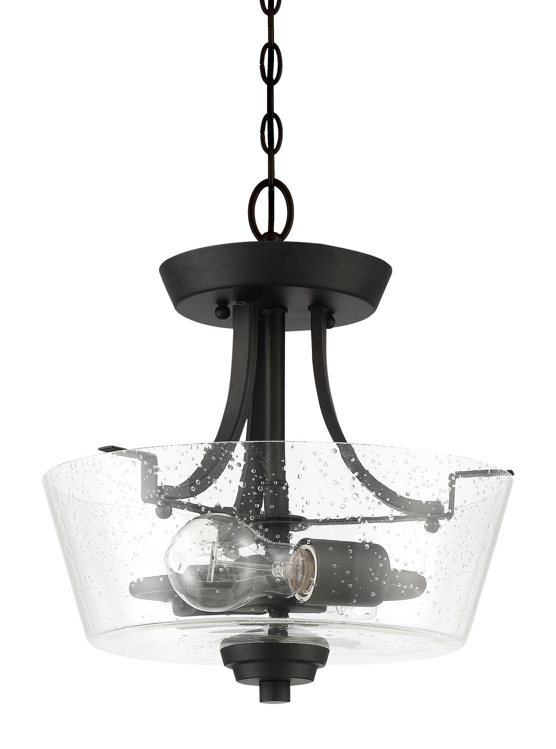 Craftmade - 41952-ESP-CS - Two Light Semi Flush Mount Convertible - Grace - Espresso