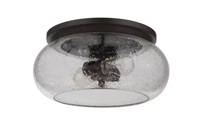 Craftmade Two Light Flushmount from the Serene collection in Espresso finish