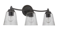 Craftmade - 50203-FB - Three Light Vanity - Tyler - Flat Black