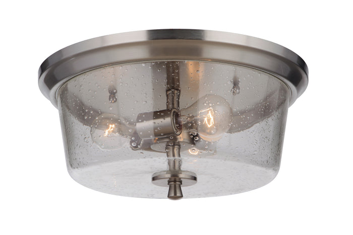 Craftmade Three Light Flushmount from the Tyler collection in Brushed Polished Nickel finish