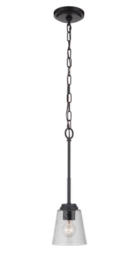 Craftmade - 50291-FB - One Light Mini Pendant - Tyler - Flat Black