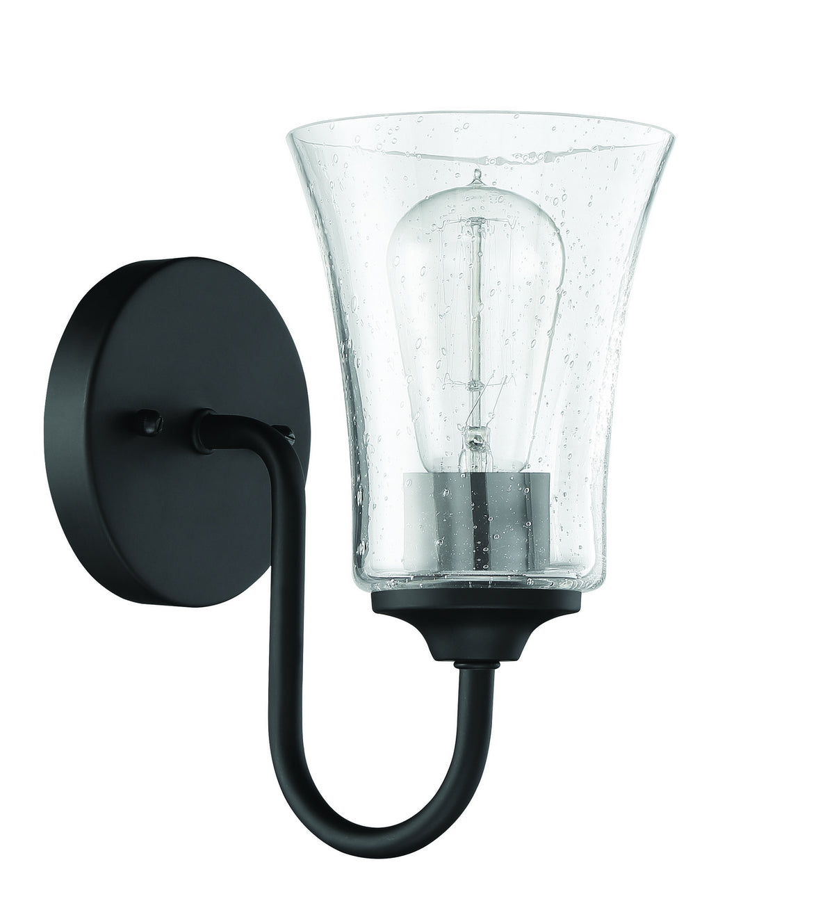 Craftmade - 50401-FB - One Light Wall Sconce - Gwyneth - Flat Black
