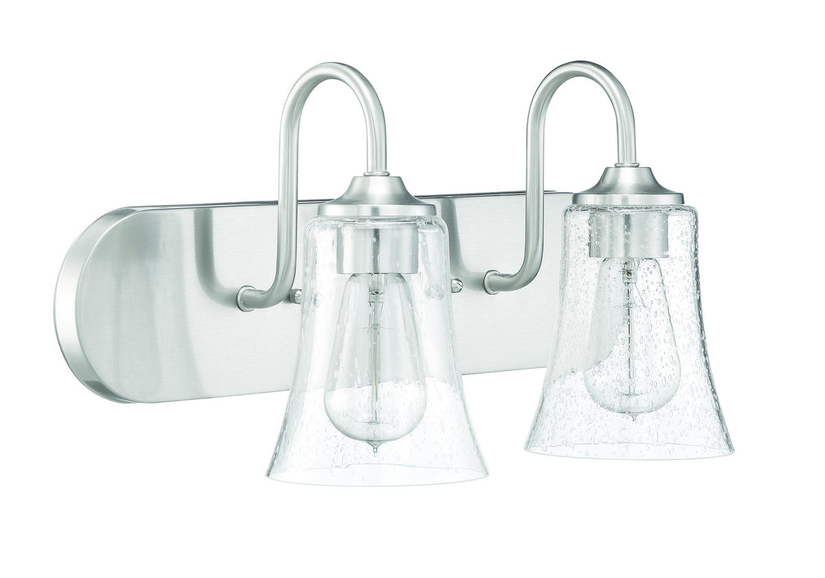 Craftmade - 50402-BNK - Two Light Vanity - Gwyneth - Brushed Polished Nickel