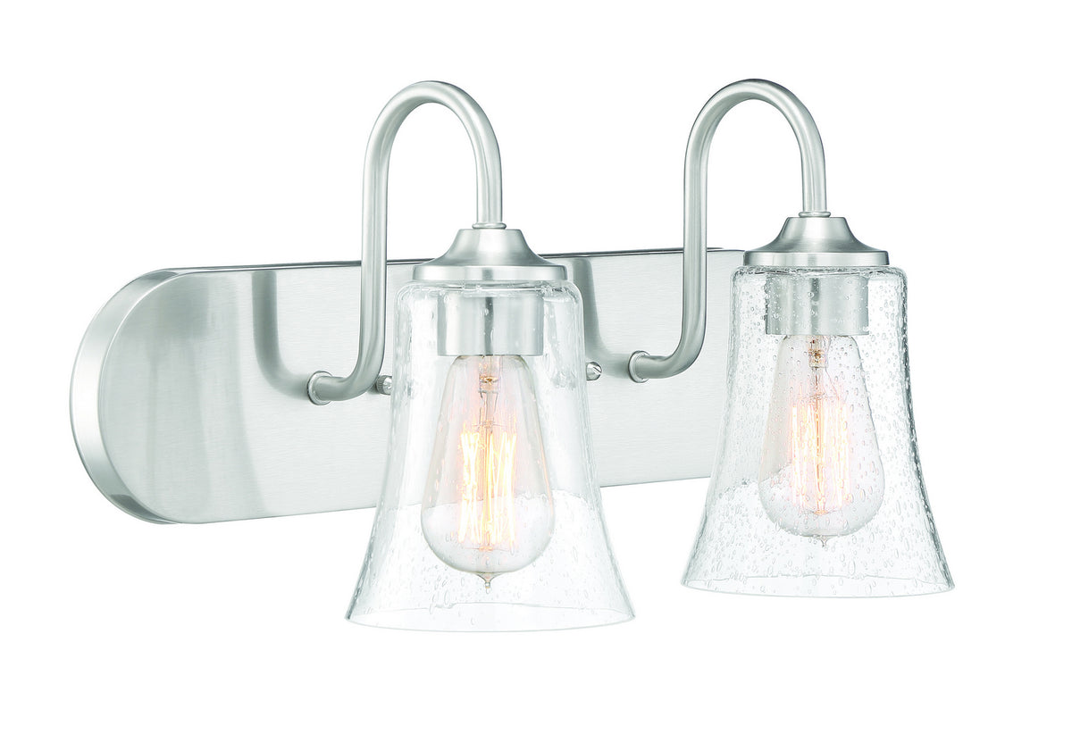 Craftmade - 50402-BNK - Two Light Vanity - Gwyneth - Brushed Polished Nickel