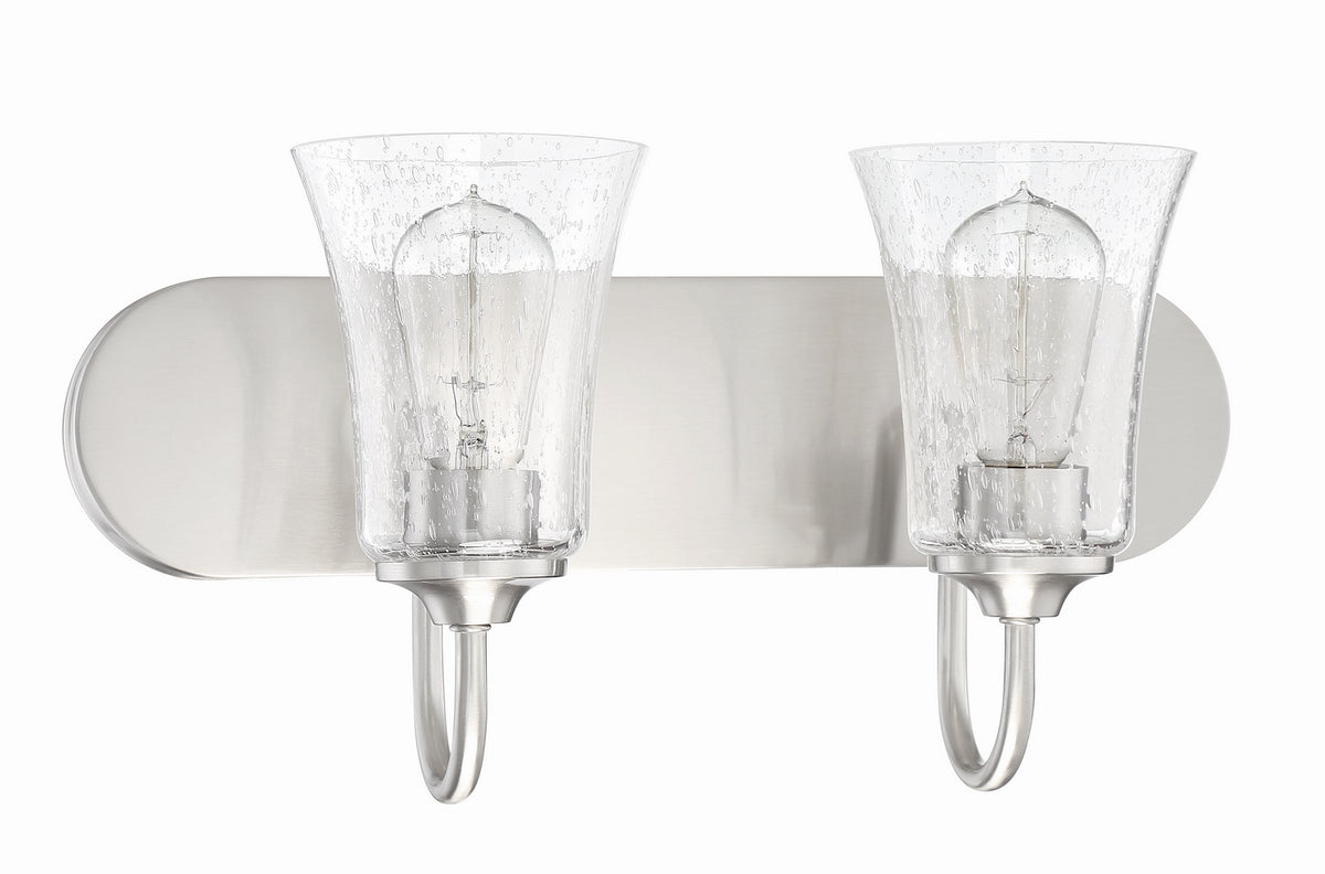 Craftmade - 50402-BNK - Two Light Vanity - Gwyneth - Brushed Polished Nickel