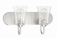 Craftmade - 50402-BNK - Two Light Vanity - Gwyneth - Brushed Polished Nickel