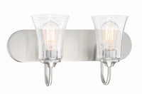 Craftmade - 50402-BNK - Two Light Vanity - Gwyneth - Brushed Polished Nickel