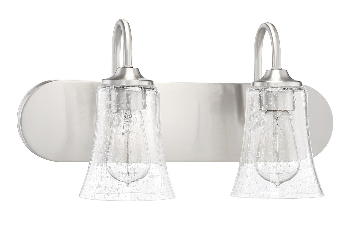 Craftmade - 50402-BNK - Two Light Vanity - Gwyneth - Brushed Polished Nickel