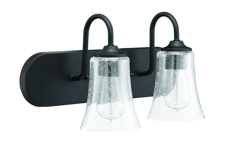 Craftmade - 50402-FB - Two Light Vanity - Gwyneth - Flat Black