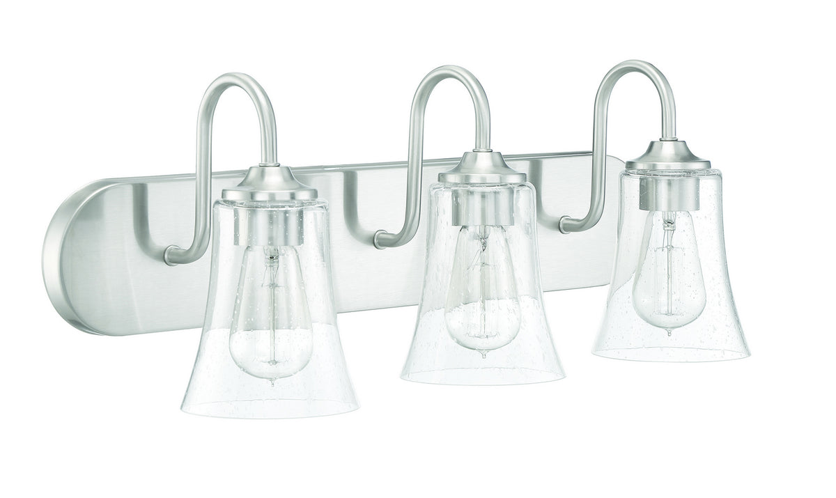 Craftmade - 50403-BNK - Three Light Vanity - Gwyneth - Brushed Polished Nickel