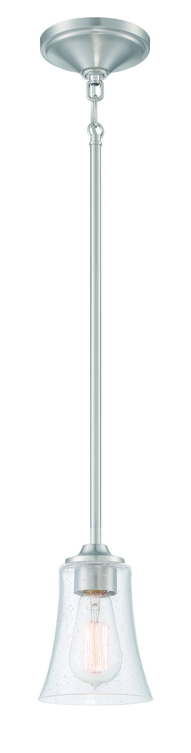 Craftmade - 50491-BNK - One Light Mini Pendant - Gwyneth - Brushed Polished Nickel