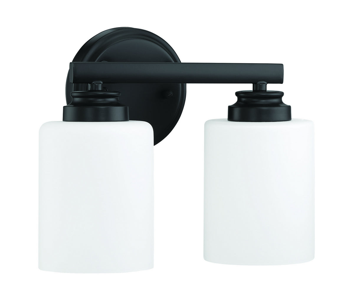 Craftmade - 50502-FB-WG - Two Light Vanity - Bolden - Flat Black