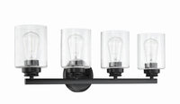 Craftmade - 50504-FB - Four Light Vanity - Bolden - Flat Black
