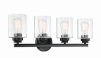 Craftmade - 50504-FB - Four Light Vanity - Bolden - Flat Black
