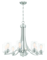 Craftmade - 50528-BNK - Eight Light Chandelier - Bolden - Brushed Polished Nickel