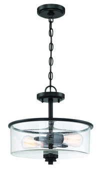 Craftmade - 50552-FB - Two Light Convertible Semi Flush - Bolden - Flat Black