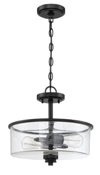 Craftmade - 50552-FB - Two Light Convertible Semi Flush - Bolden - Flat Black