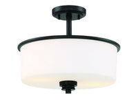 Craftmade - 50552-FB-WG - Two Light Convertible Semi Flush - Bolden - Flat Black