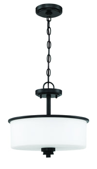 Craftmade - 50552-FB-WG - Two Light Convertible Semi Flush - Bolden - Flat Black