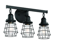 Craftmade - 50603-FB - Three Light Vanity - Thatcher - Flat Black