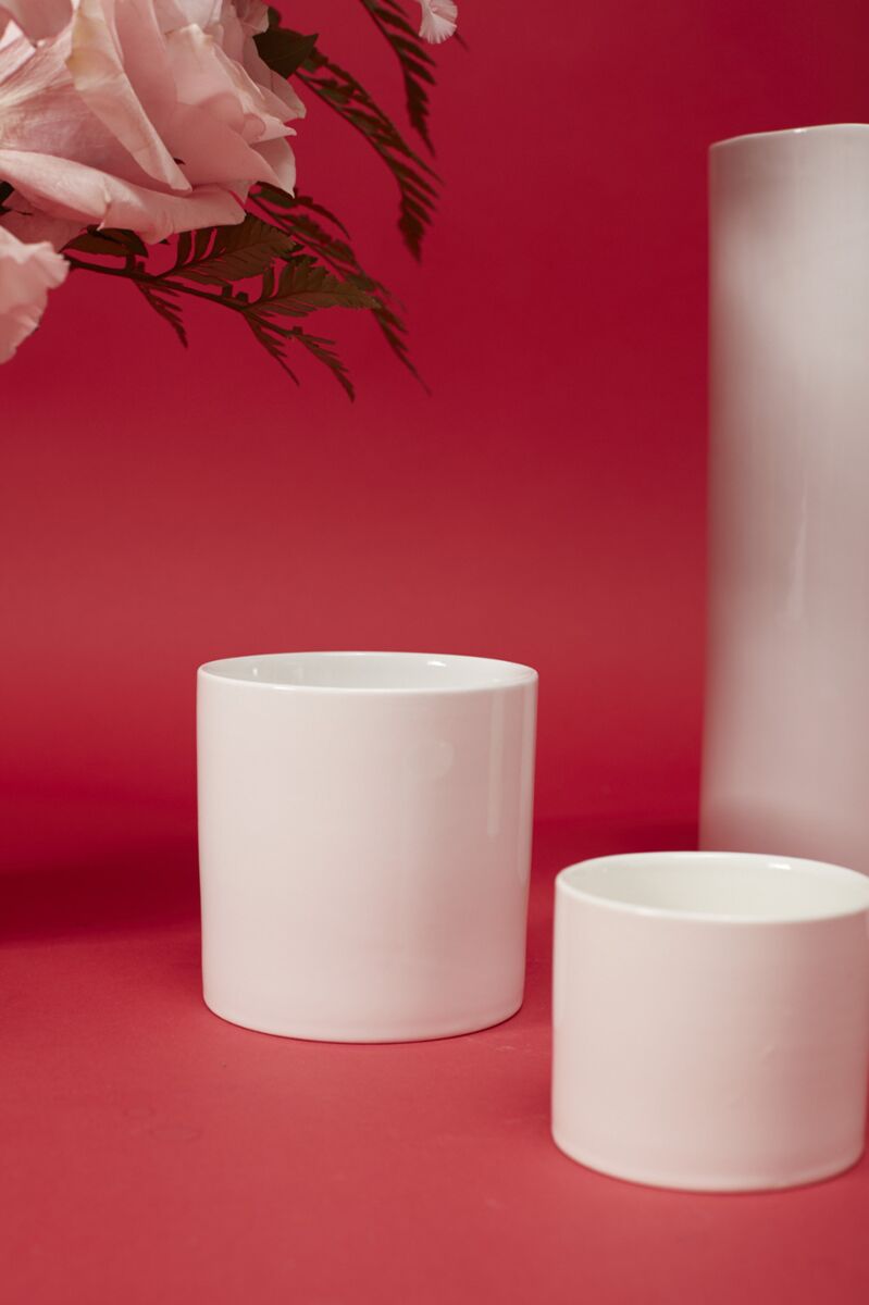 Design Shop White Brooklyn Collection, 3.25" X 3.5", Set of 4.