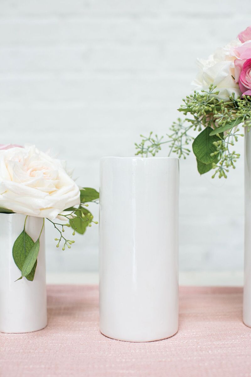 Design Shop White Brooklyn Collection, 3.75" X 8", Set of 2.