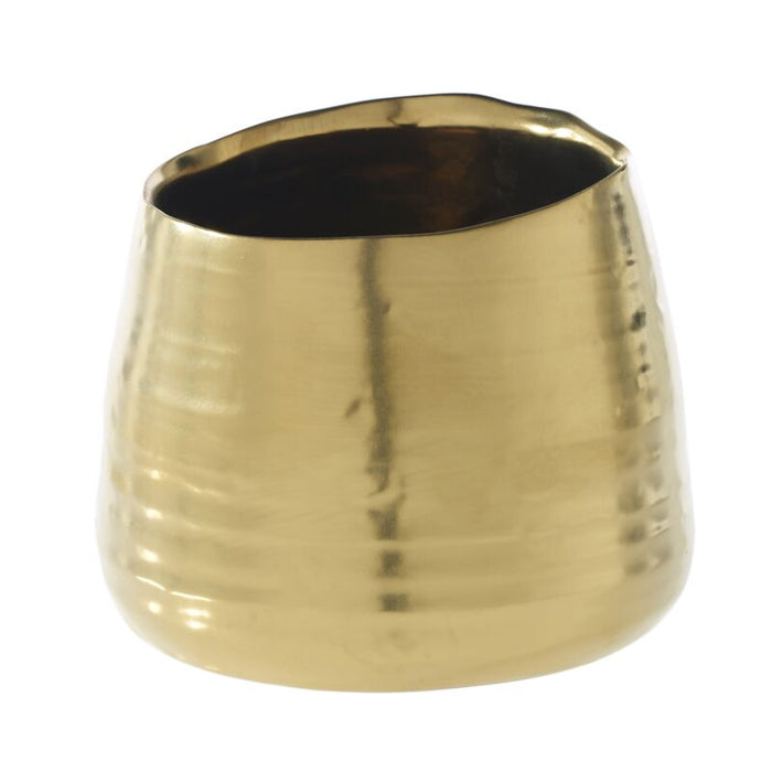 Design Shop Gold Tegan Collection Pot, 5.5" X 4.5".
