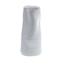 Design Shop White Tegan Collection Vase, 4.25" X 9"