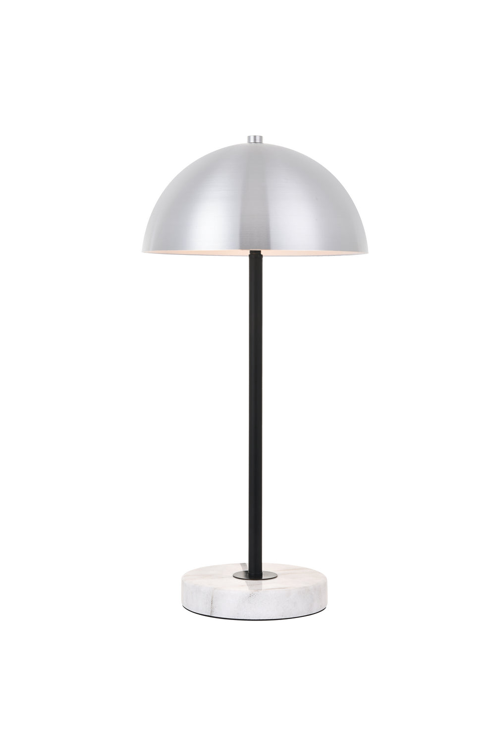 Elegant Lighting - LD4026T10BN - One Light Table Lamp - Forte - Brushed Nickel And Black And White