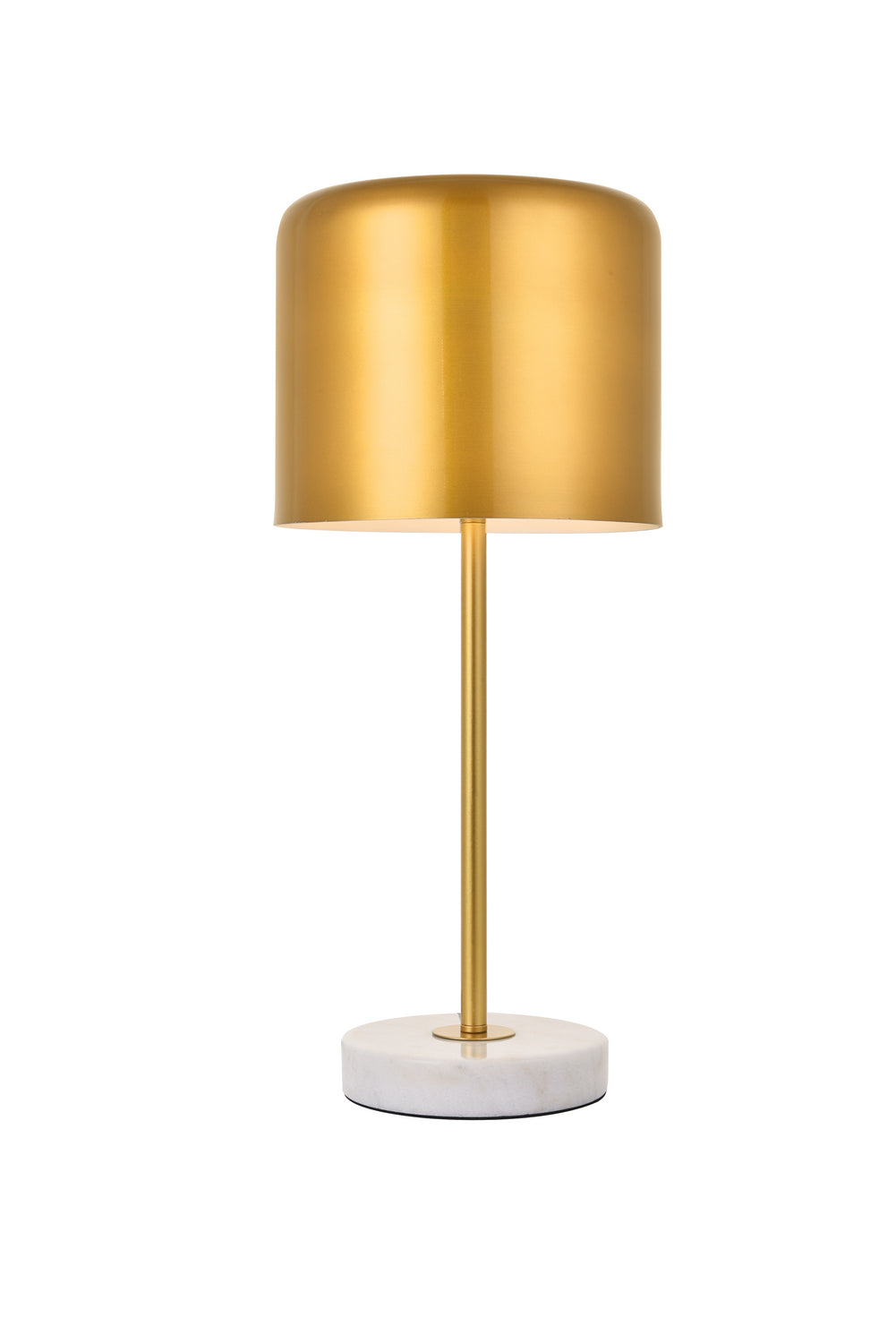 Elegant Lighting - LD4075T10SG - One Light Table Lamp - Exemplar - Satin Gold And White