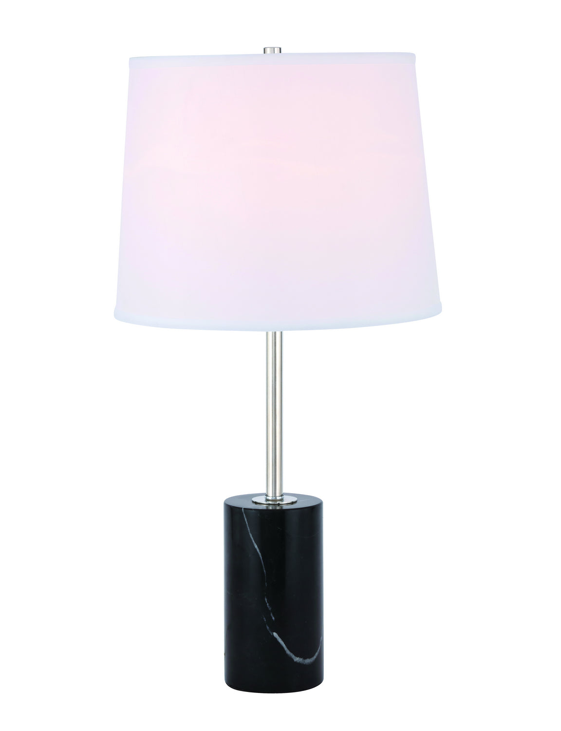 Elegant Lighting - TL3038PN - One Light Table Lamp - Laurent - Polished Nickel And Black