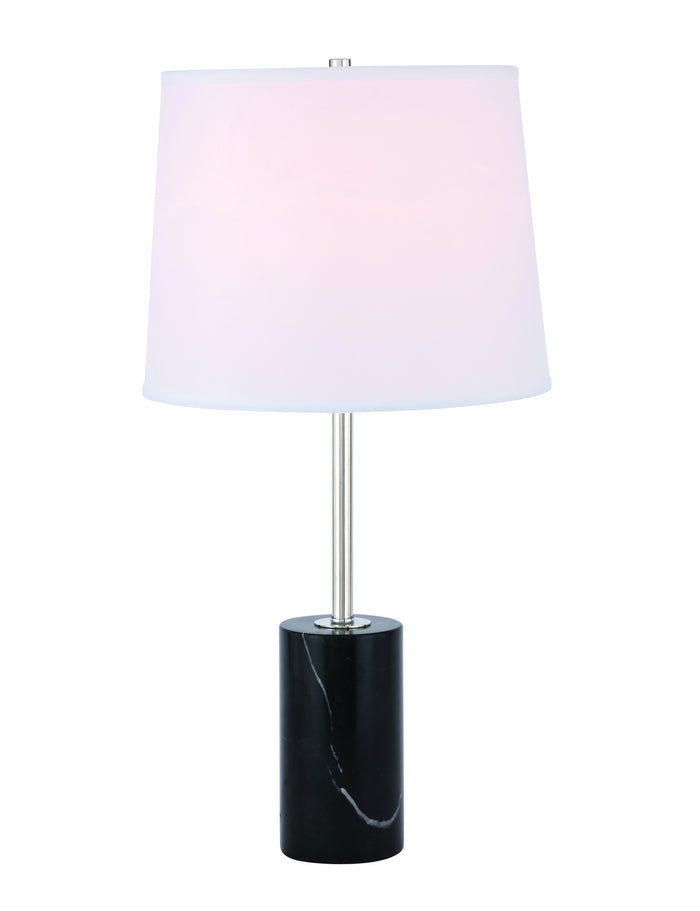 Elegant Lighting - TL3038PN - One Light Table Lamp - Laurent - Polished Nickel And Black