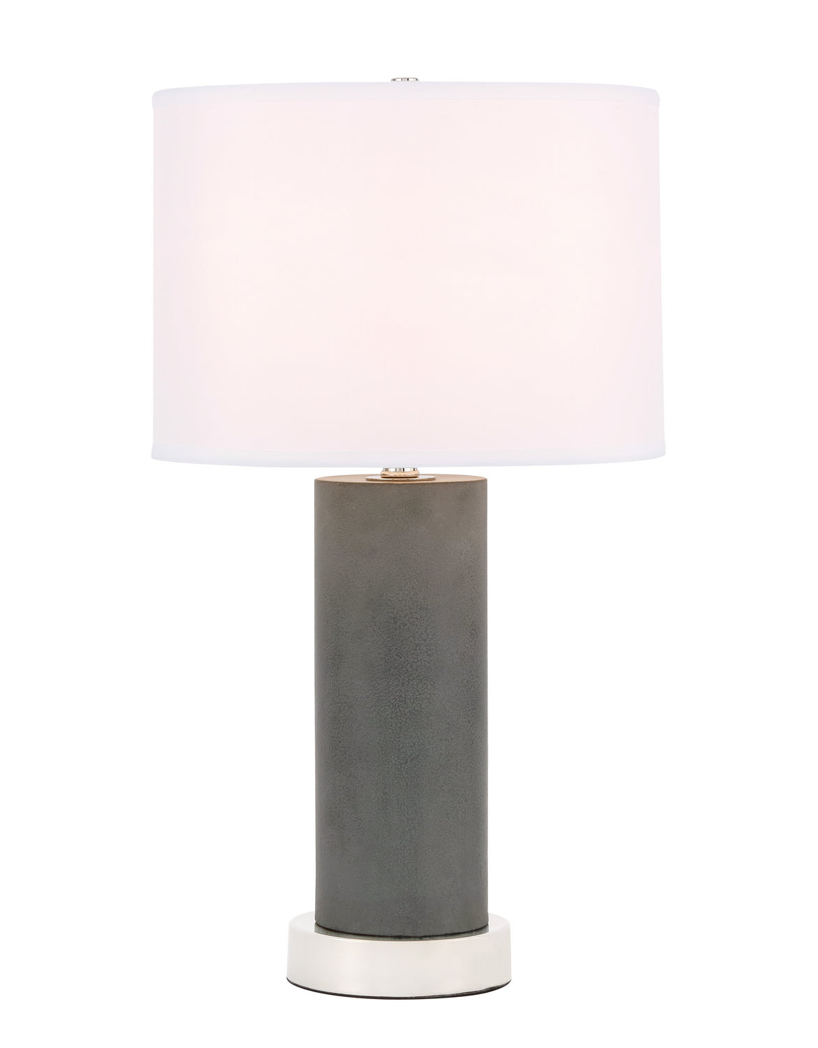 Elegant Lighting - TL3045PN - One Light Table Lamp - Chronicle - Polished Nickel And Grey