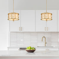 Lucas + McKearn - GN/LEMURIA/MP - One Light Mini Pendant - Lemuria - Antique Gold