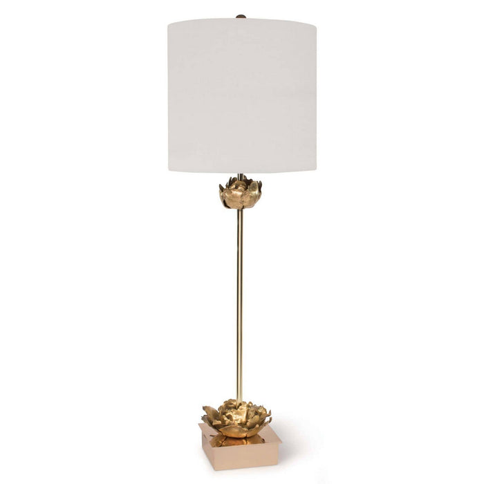 Regina Andrew One Light Table Lamp from the Adeline collection in Gold Leaf finish
