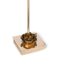 Regina Andrew Two Light Floor Lamp from the Adeline collection in Gold Leaf finish