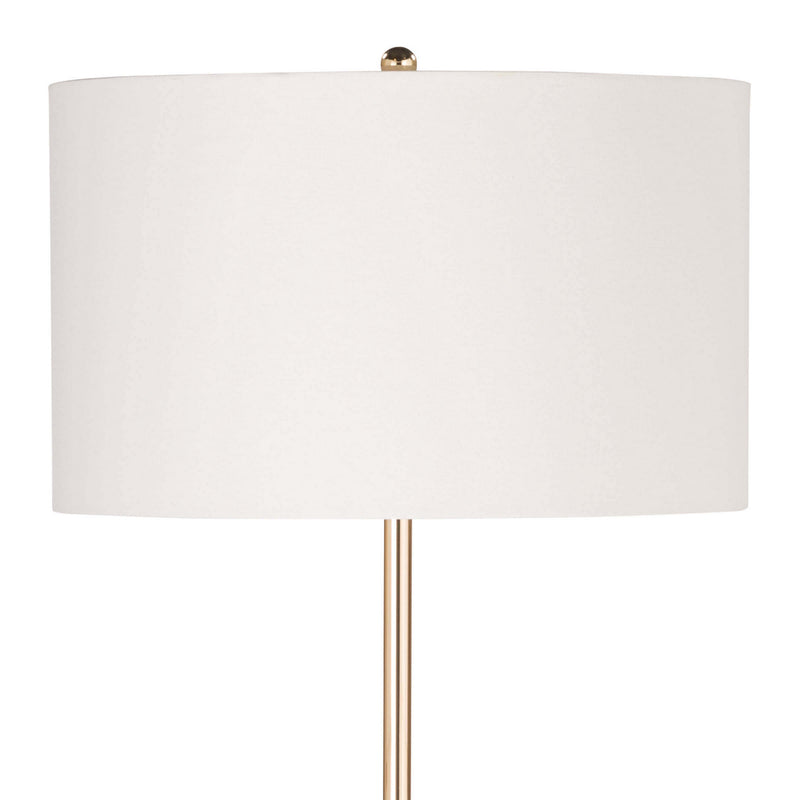 Regina Andrew Two Light Floor Lamp from the Adeline collection in Gold Leaf finish