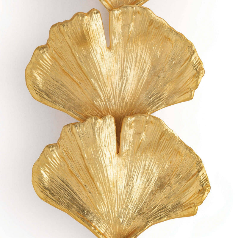 Regina Andrew - 15-1093 - Two Light Wall Sconce - Ginkgo - Gold