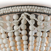 Regina Andrew - 16-1163WT - Three Light Flush Mount - Malibu - White