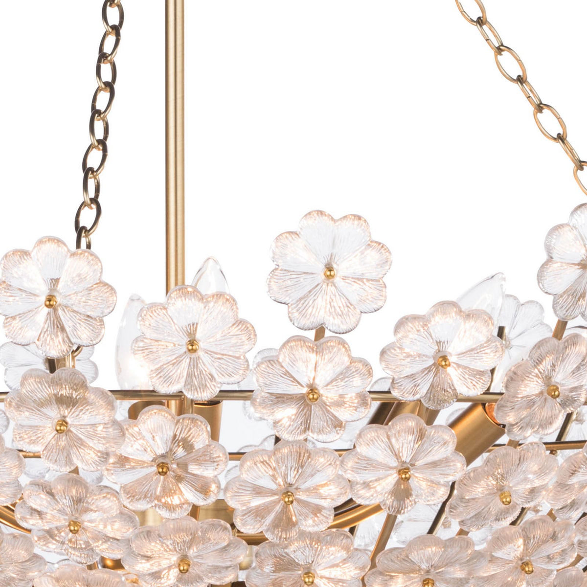 Regina Andrew - 16-1177 - 12 Light Chandelier - Charlotte - Natural Brass