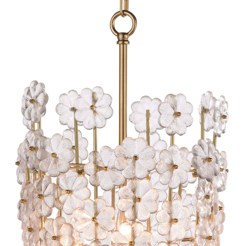 Regina Andrew - 16-1185 - Six Light Pendant - Charlotte - Natural Brass