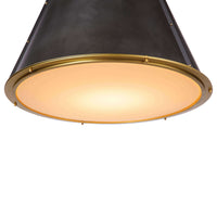 Regina Andrew - 16-1191BBNB - Three Light Chandelier - French - Blackened Brass