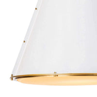 Regina Andrew - 16-1191WT - Three Light Chandelier - French - White